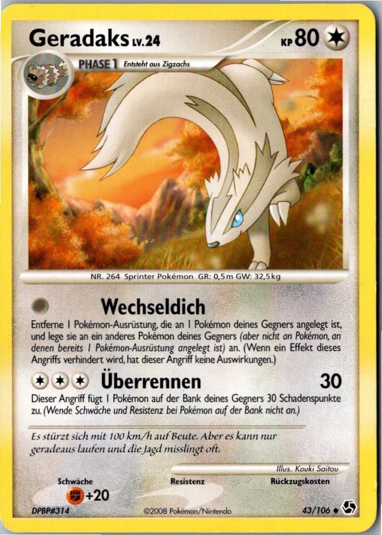 Pokemon Geradaks 43/106 Epische Begegnungen Deutsch