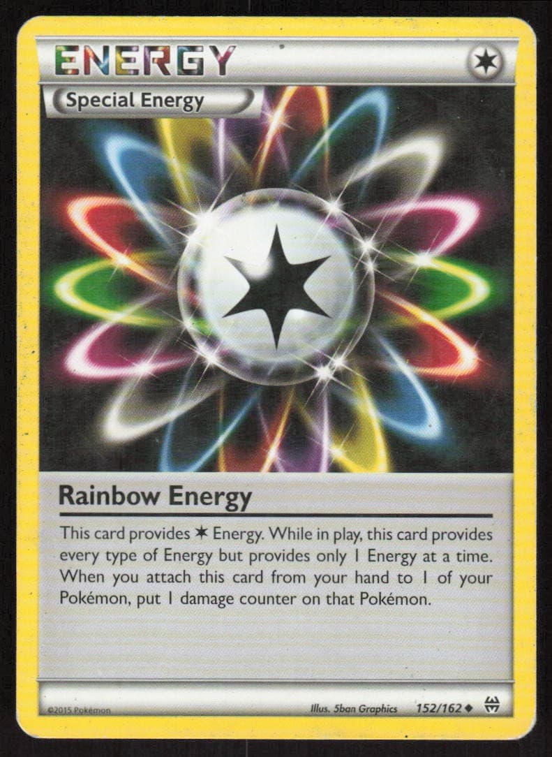 Pokemon Rainbow Energy Uncommon 152/162 XY - BREAKthrough LP