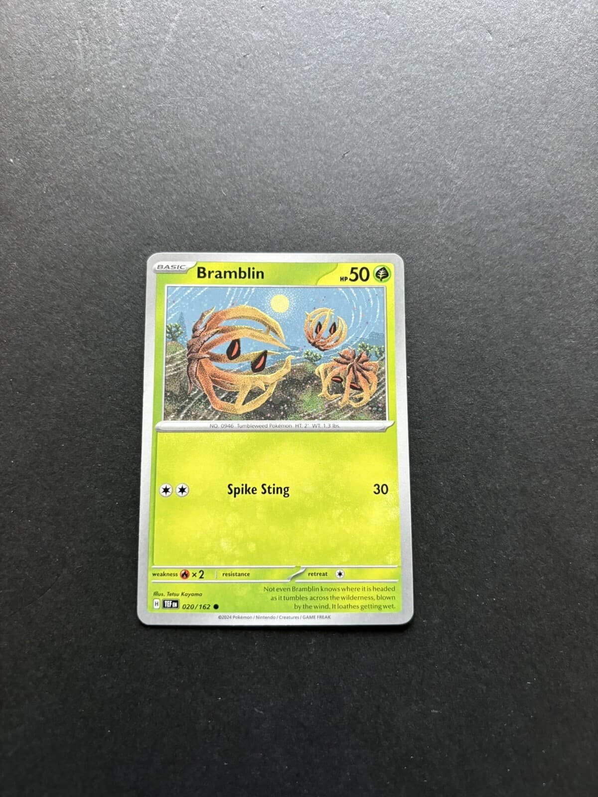 2024 Pokémon Temporal Forces - Bramblin No. 20/162
