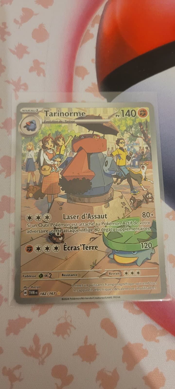 Carte Pokémon Tarinorme Twm 182/167 TWM EV06 Mascarade Crépusculaire - Neuf FR