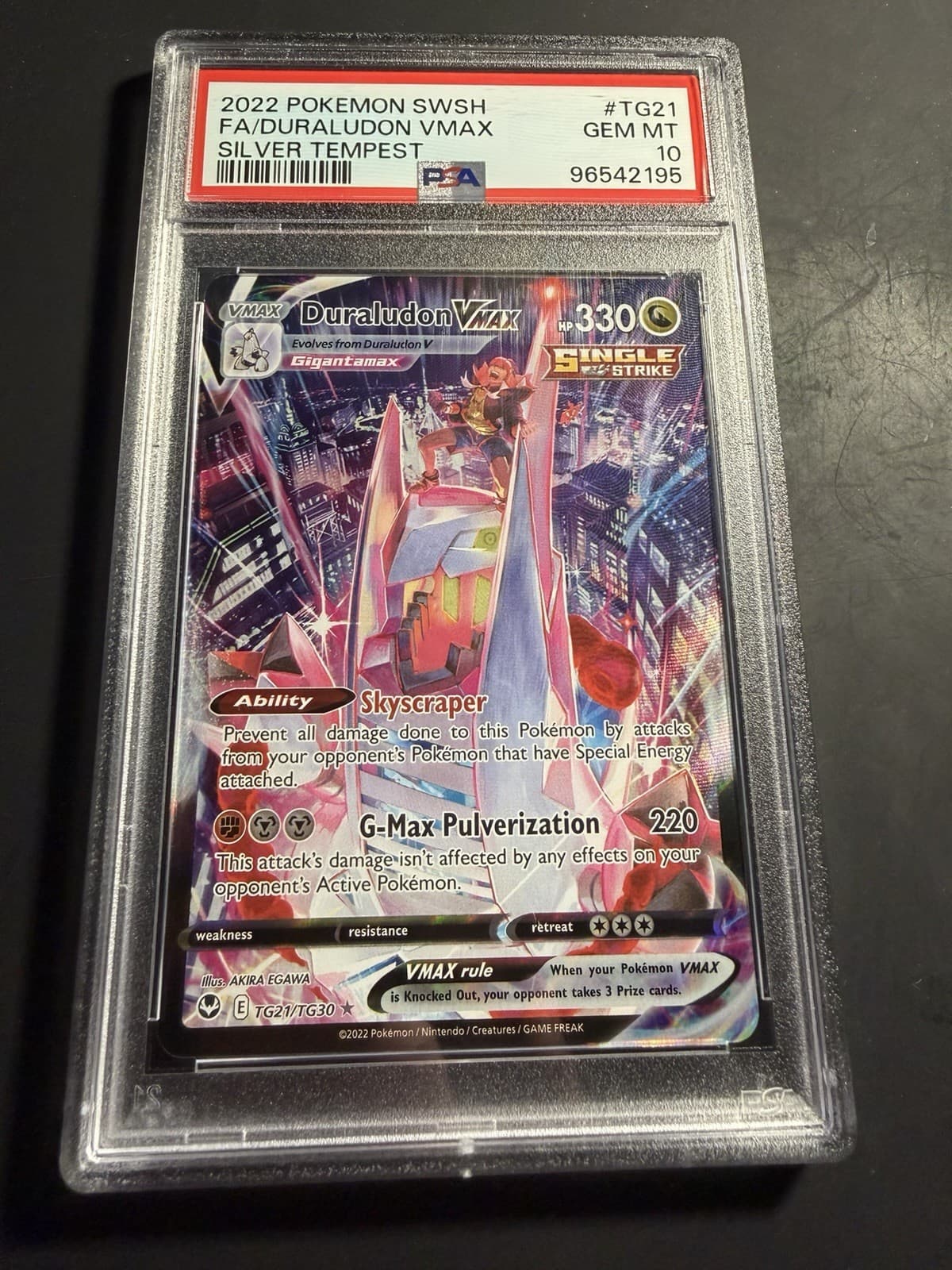 PSA 10 Duraludon VMAX TG21/TG30 Swsh12 Silver Tempest Trainer Gallery Holo