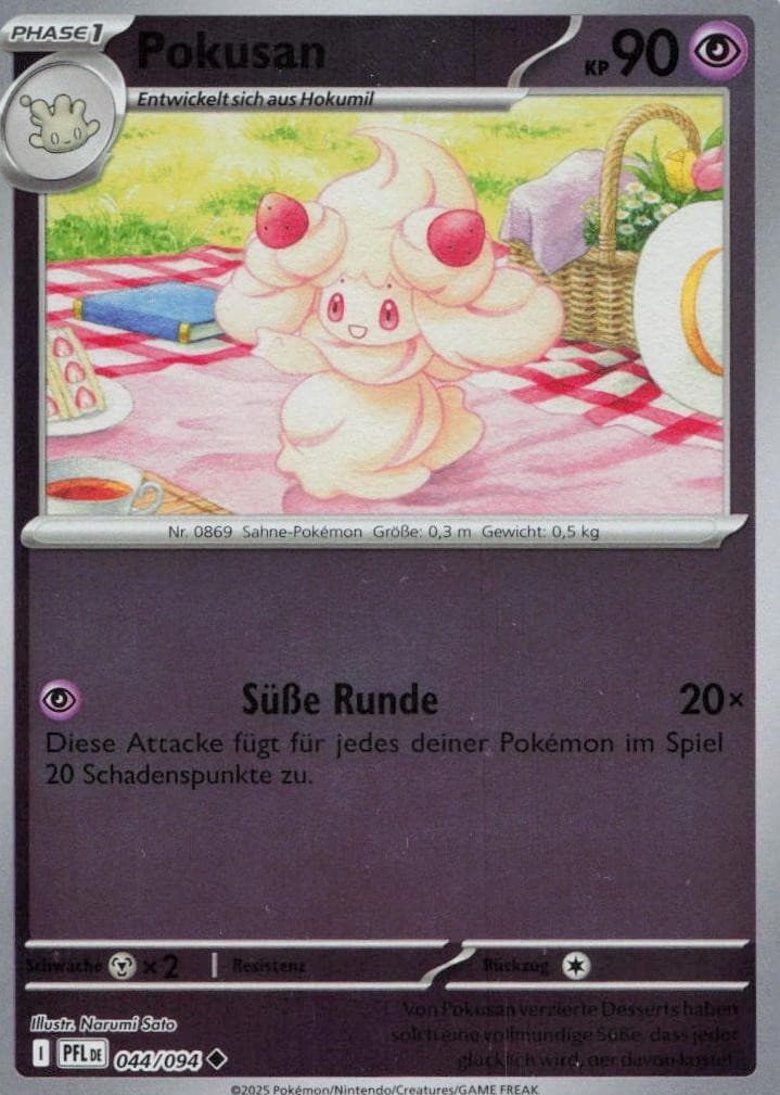 Pokémon Pokusan Fatale Flammen #44 NM DE