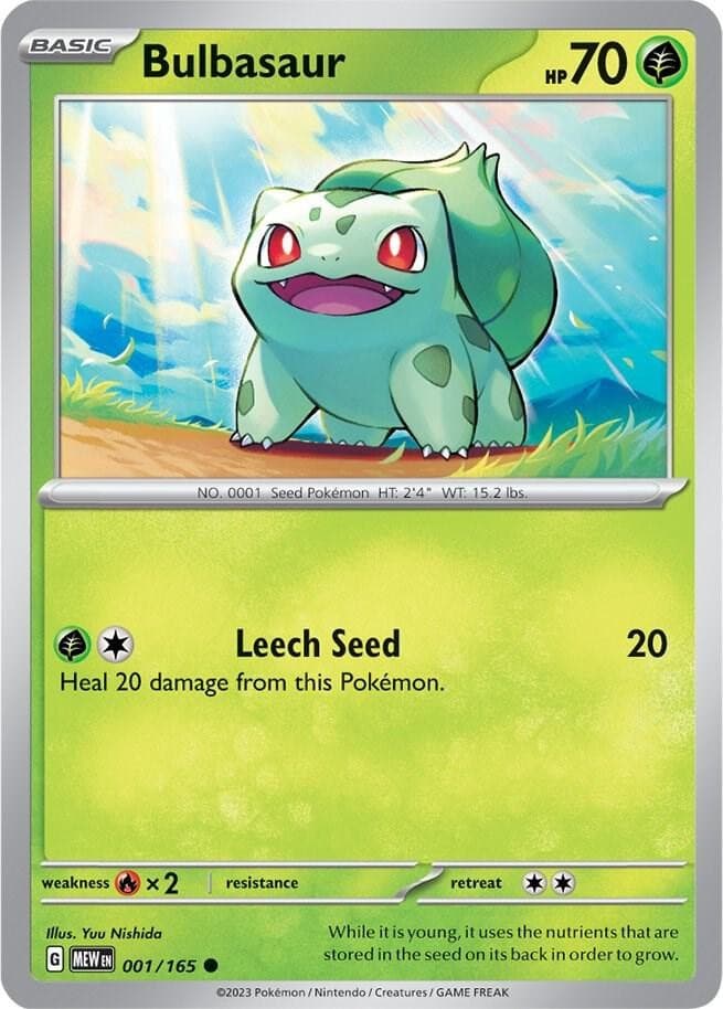 Bulbasaur Pokemon 151 (1/165)