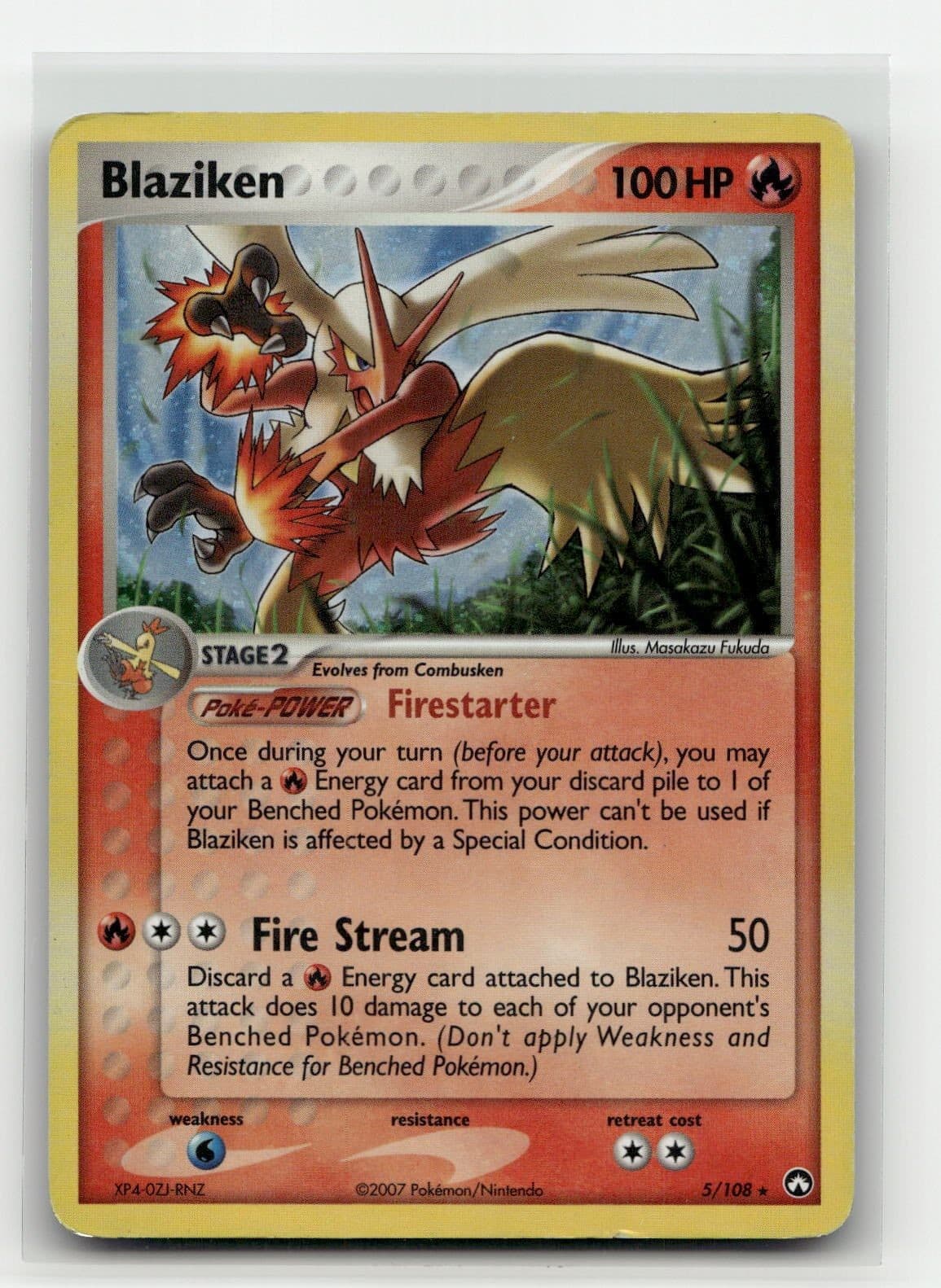 Blaziken 5/108 EX Power Keepers Holofoil Pokemon