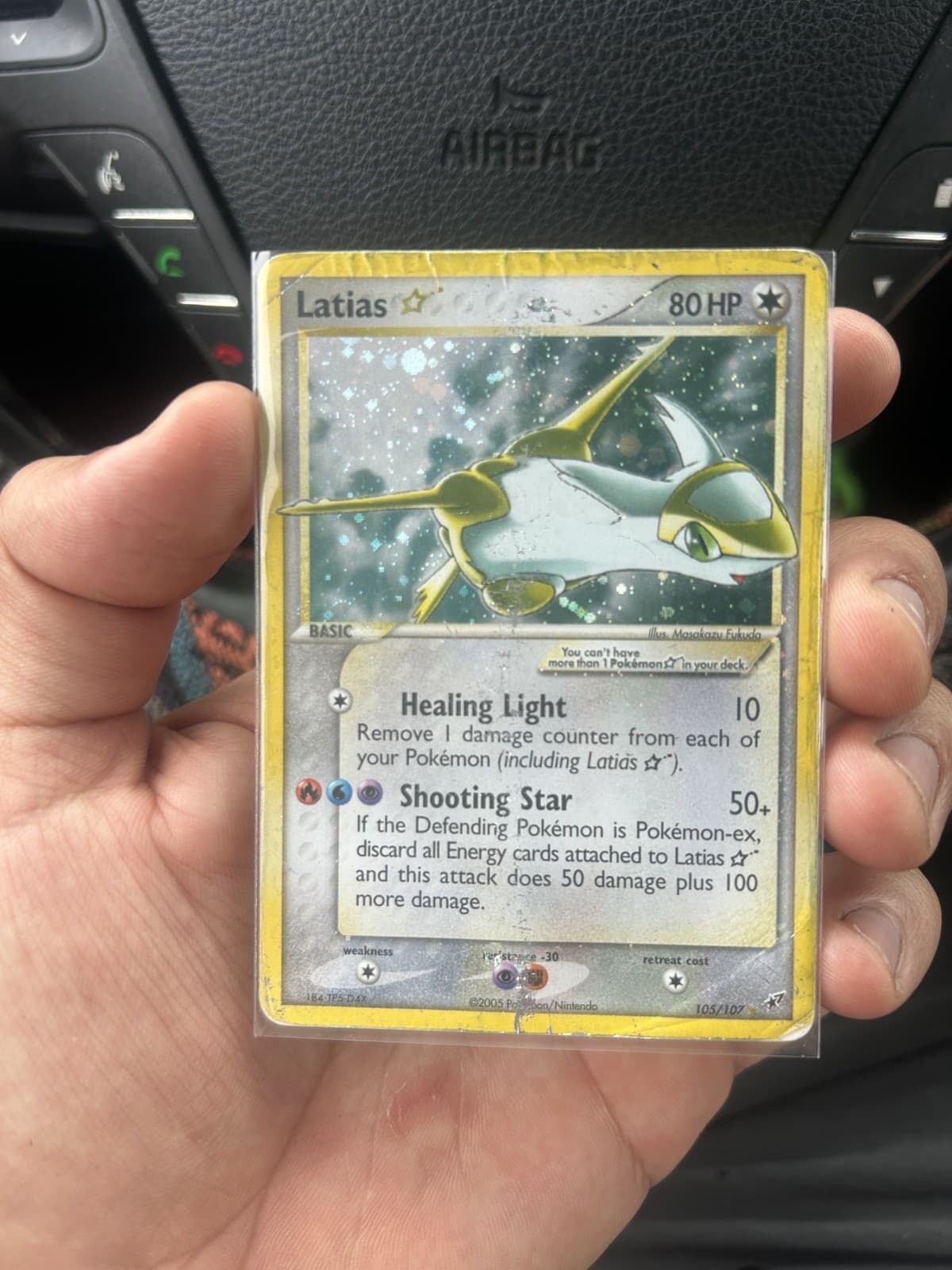 Pokemon Latias Gold Star EX Deoxys Ultra Rare 105/107 Shiny 