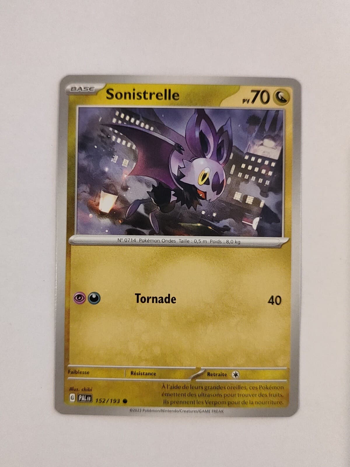 Carte Pokémon - Sonistrelle 152/193 - Évolutions À Paldea EV2
