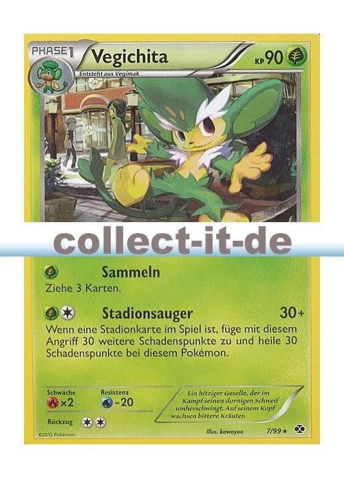 Pokemon Schwarz&Weiss - Kommende Schicksale 7/99 - Vegichita Deutsch