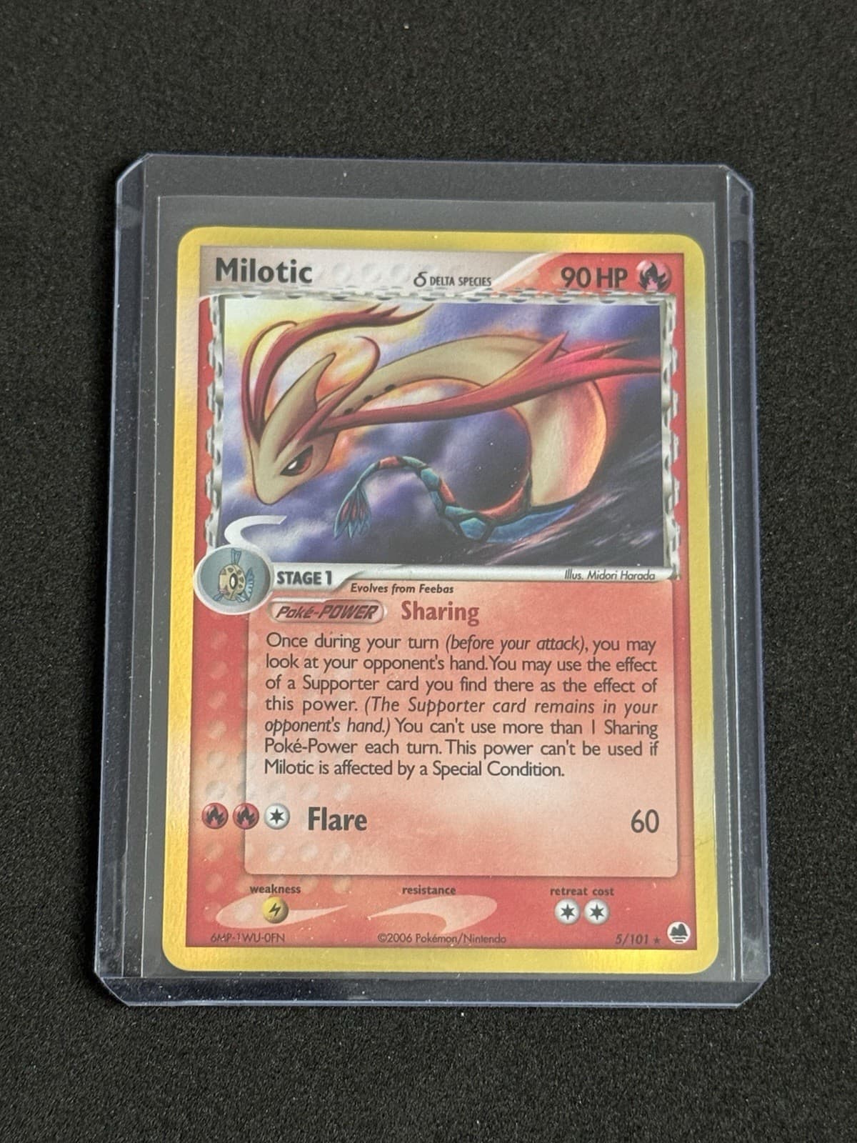 Milotic (Delta Species) 5/101 EX Dragon Frontiers Holo