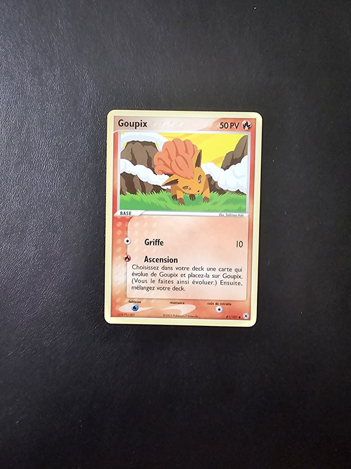 Carte Pokémon Goupix 81/101 Ex Légendes Oubliées Bloc EX FR 