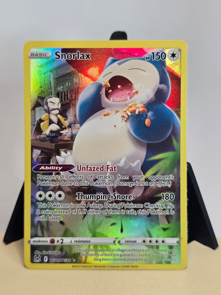 Pokemon TCG Snorlax TG10/TG30 SWSH11: Lost Origin Trainer Gallery