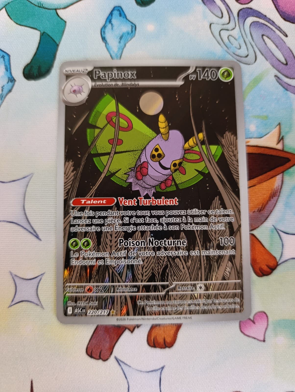 Carte Pokémon : Papinox 220/217 Héros Transcendants Français NEUF