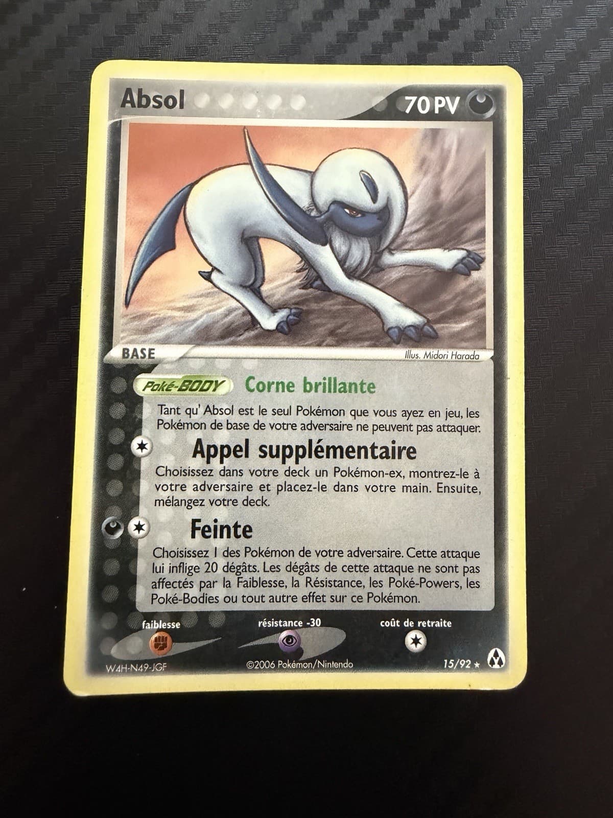 ABSOL RARE - POKÉMON 15/92 EX CRÉATEURS DE LEGENDES FR