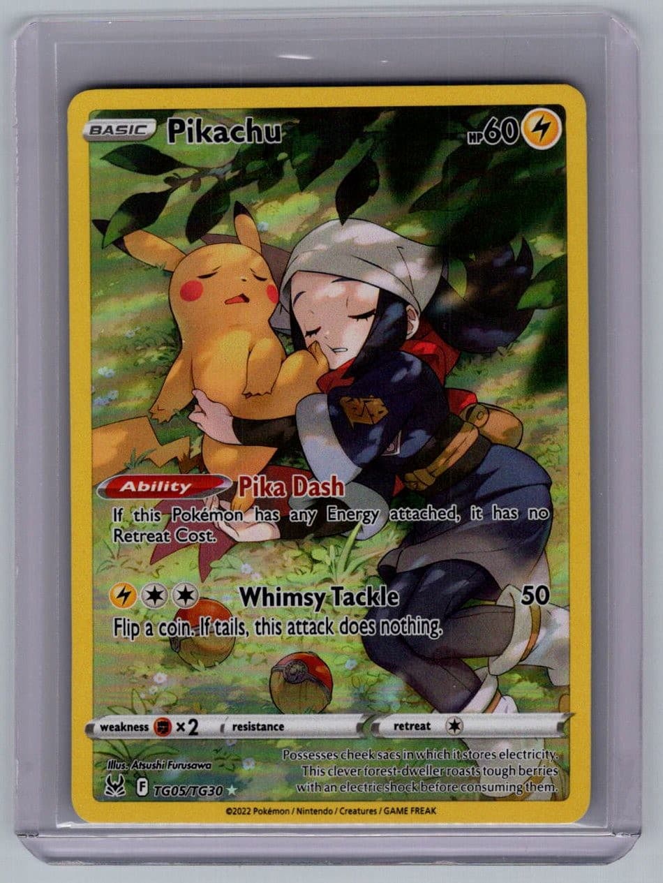 Pikachu TG05/TG30 Holo Lost Origin Trainer Gallery Pokemon NM