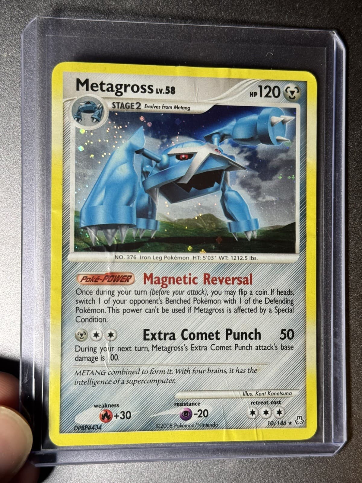 Metagross 10/146 Holo Rare Legends Awakened Pokemon