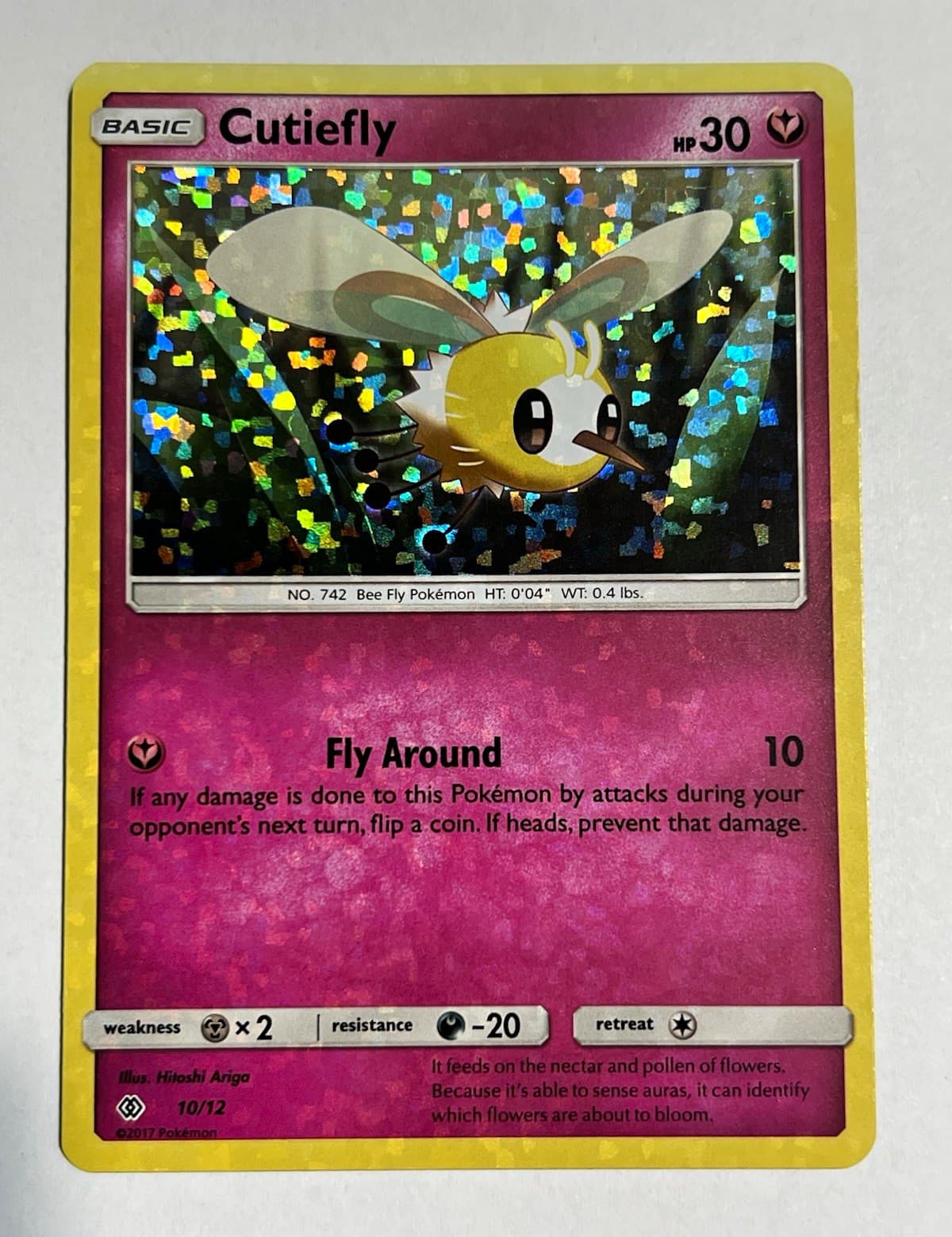 The Pokémon Company McDonald's 2017 Cutiefly 010/012 Holo Promo Pokémon TCG