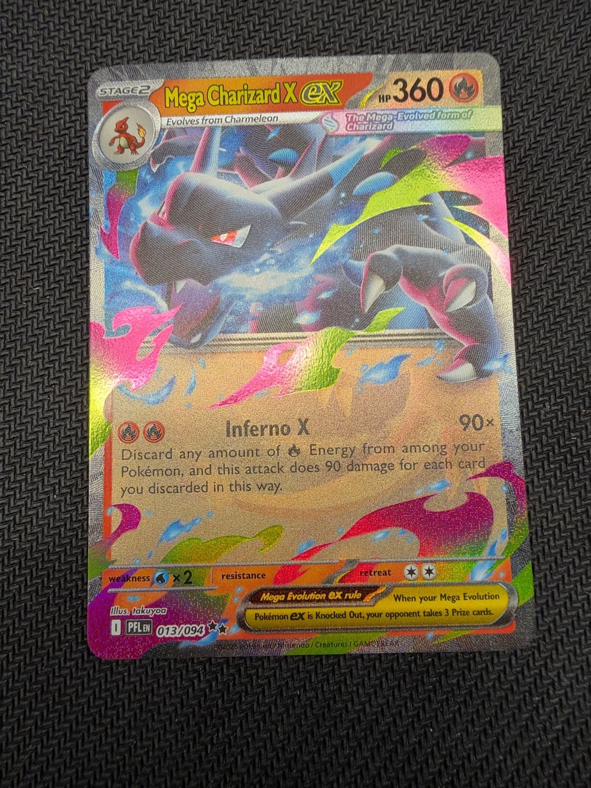 Mega Charizard X Ex 13/94 - Phantasmal Flames Pokemon TCG Double Rare