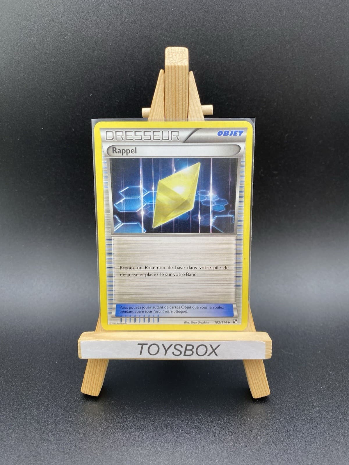 Carte Pokémon Rappel 102/114 / Bloc NB De Base / Exc FR