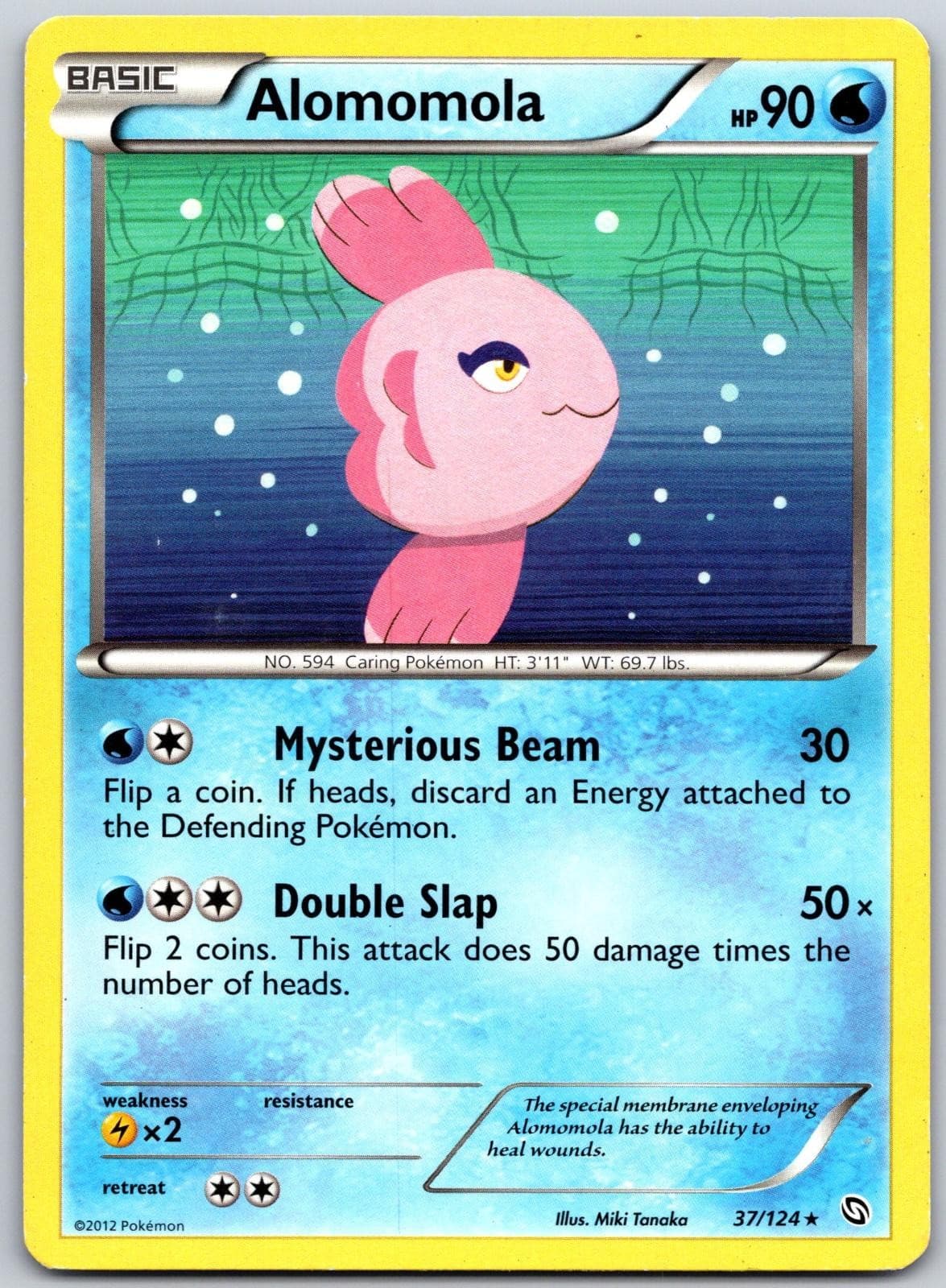 Alomomola 37/124 Rare Dragons Exalted Pokemon Lightly Played