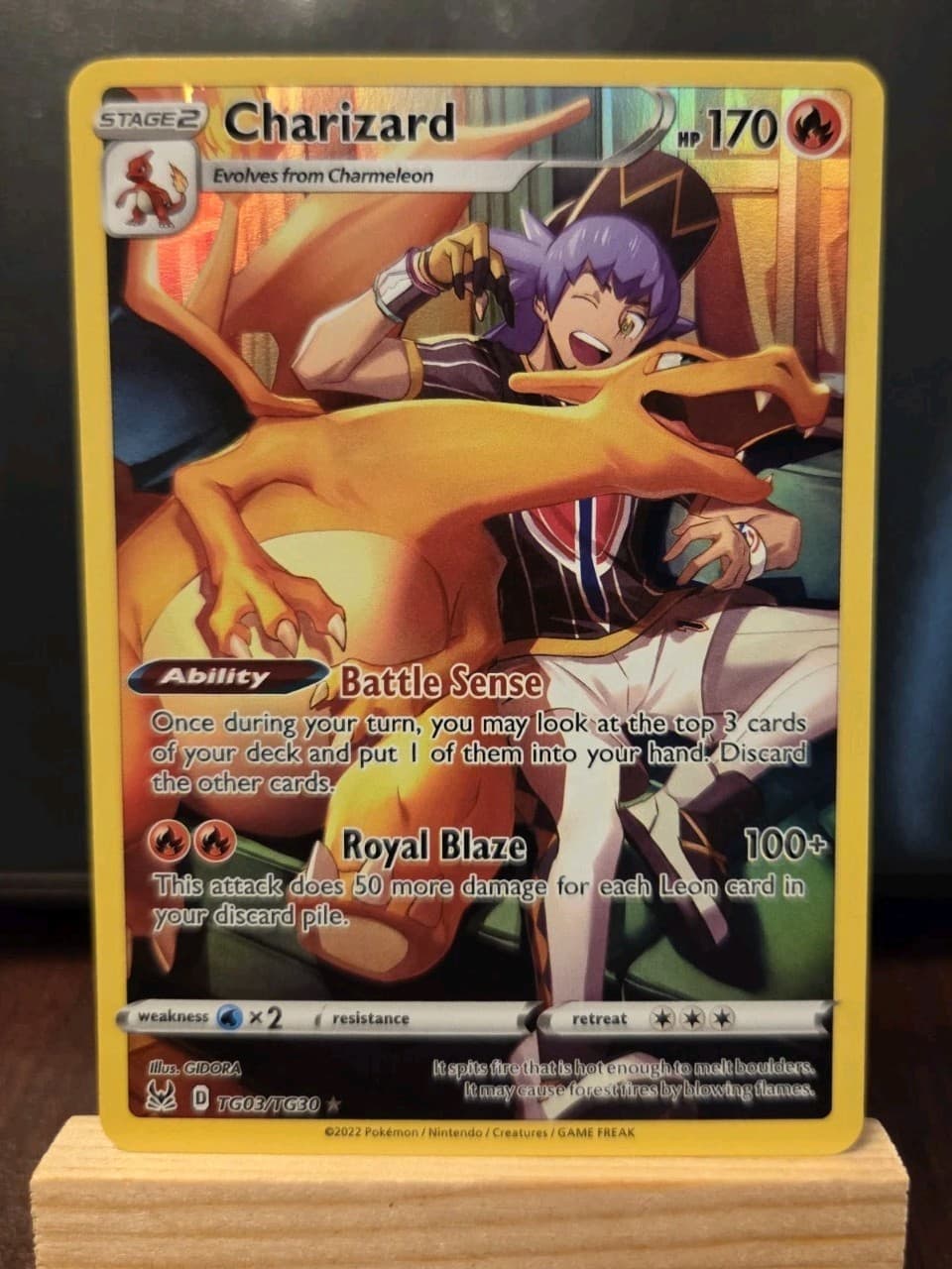 Pokemon TCG Charizard TG03/TG30 Lost Origin Trainer Gallery English