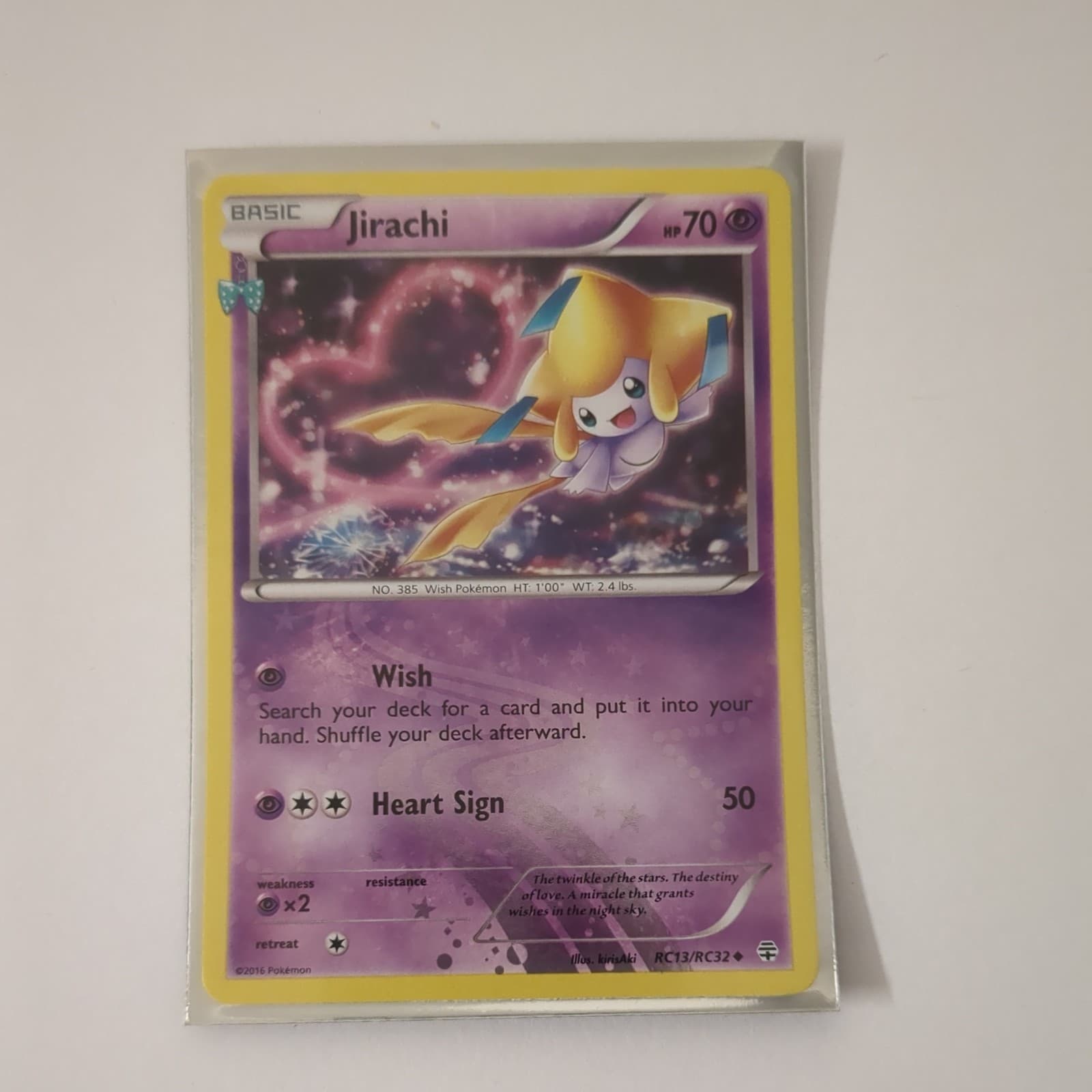 Pokemon TCG Jirachi RC13/RC32 Generations Radiant Collection Holo Uncommon