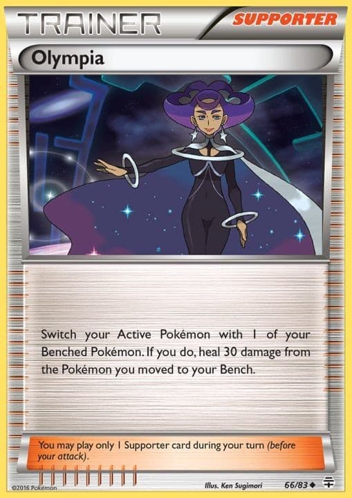 Olympia - 66/83 - Uncommon (Hp) Generations - Trainer - Support Pokémon