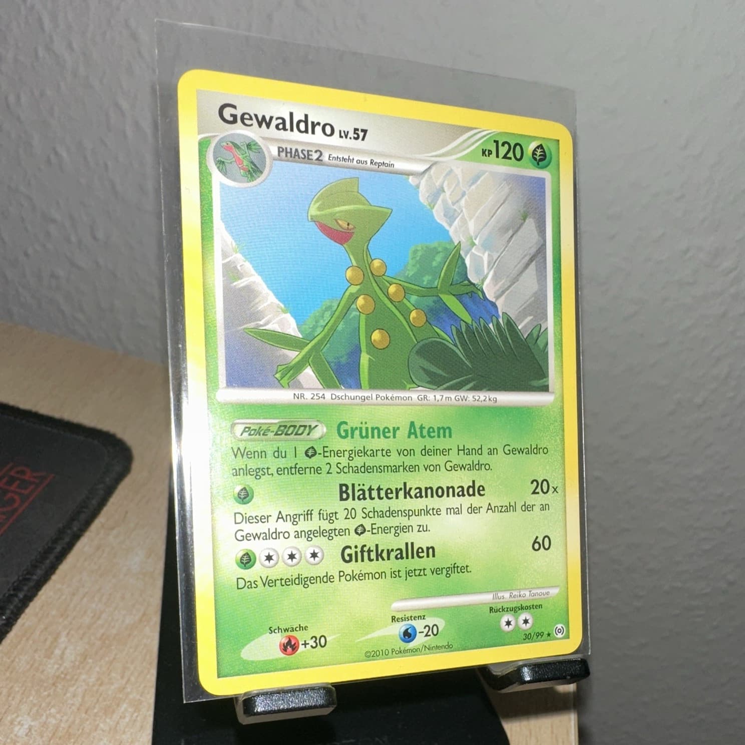 Pokémon TCG Gewaldro 30/99 HS Entfesselt Deutsch Rare Pflanze 120 KP 2010