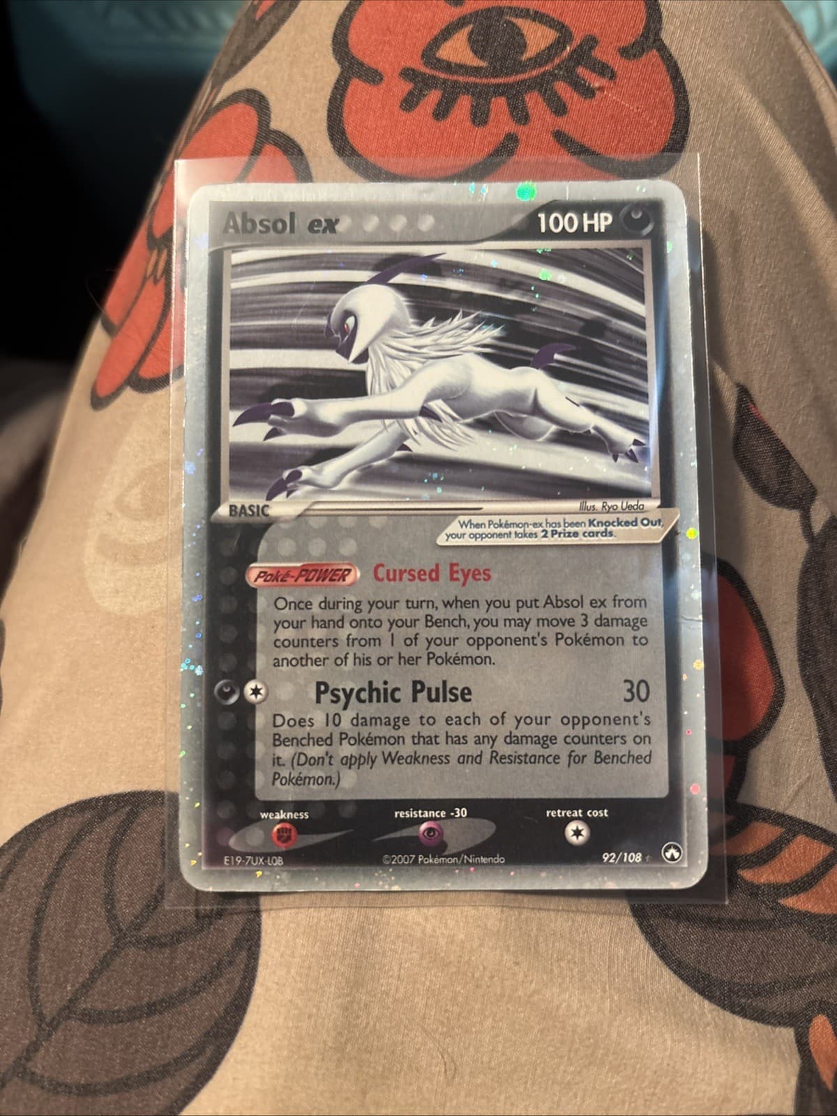 2007 Pokemon Absol ex - #92/108 - Holo Ultra Rare - Power Keepers