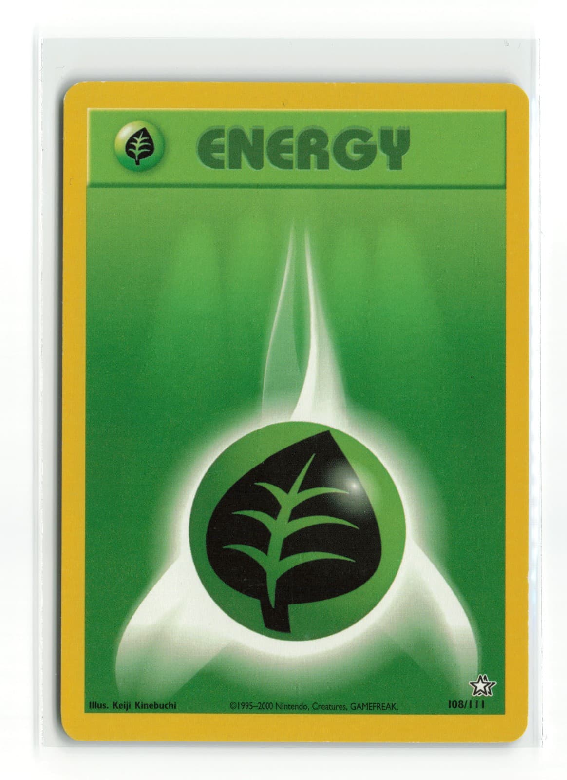 GRASS ENERGY 108/111 NEO GENESIS POKEMON TCG LP