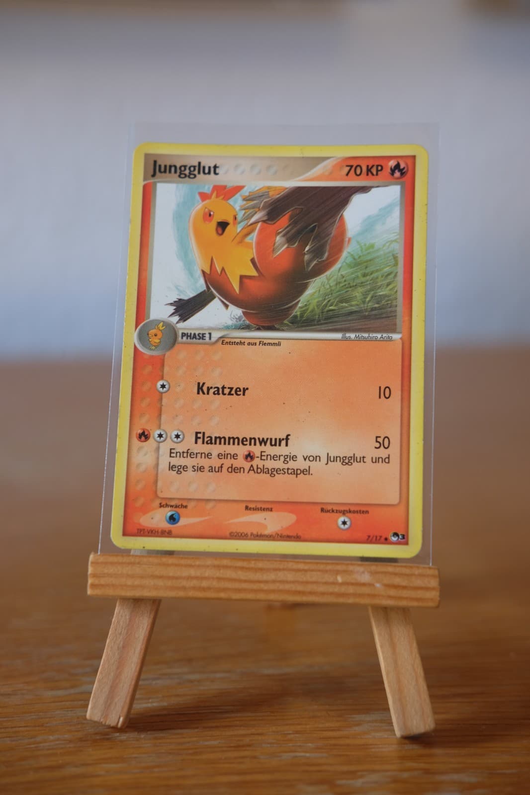 Pokemon Karte Jungglut 7/17 POP Series 3 Regular DE