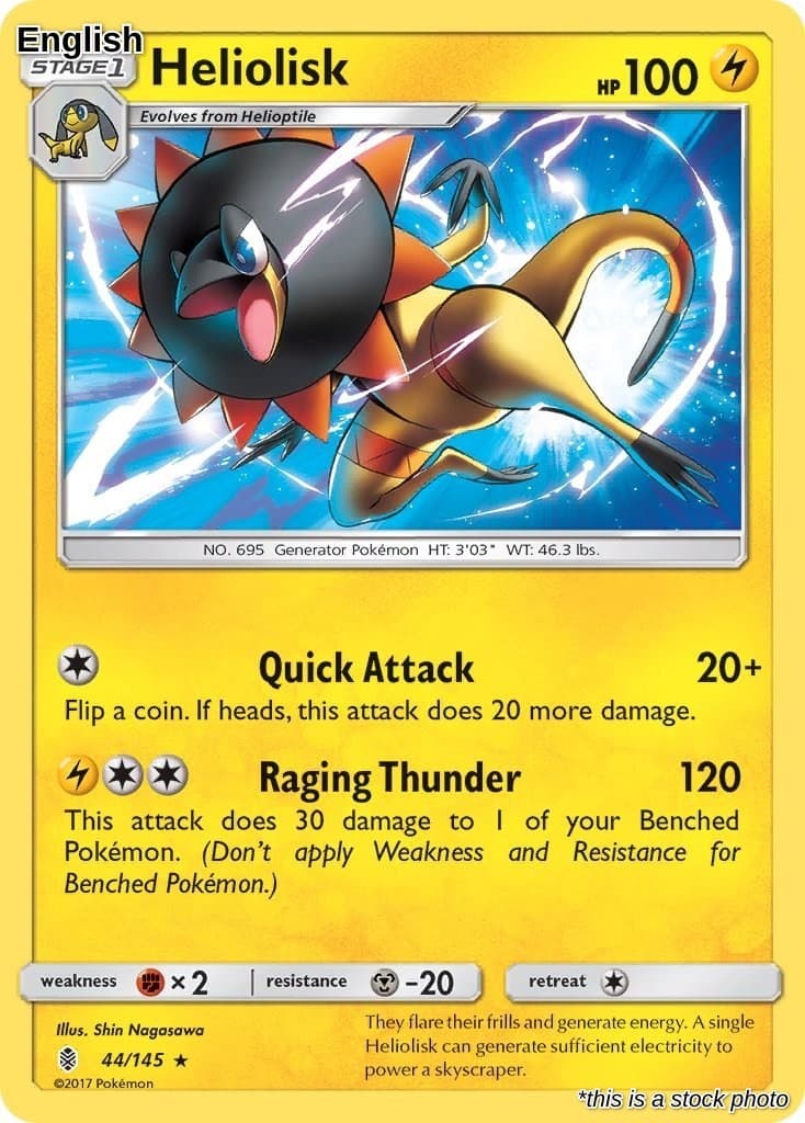 Heliolisk SM - Guardians Rising 44/145 Near Mint