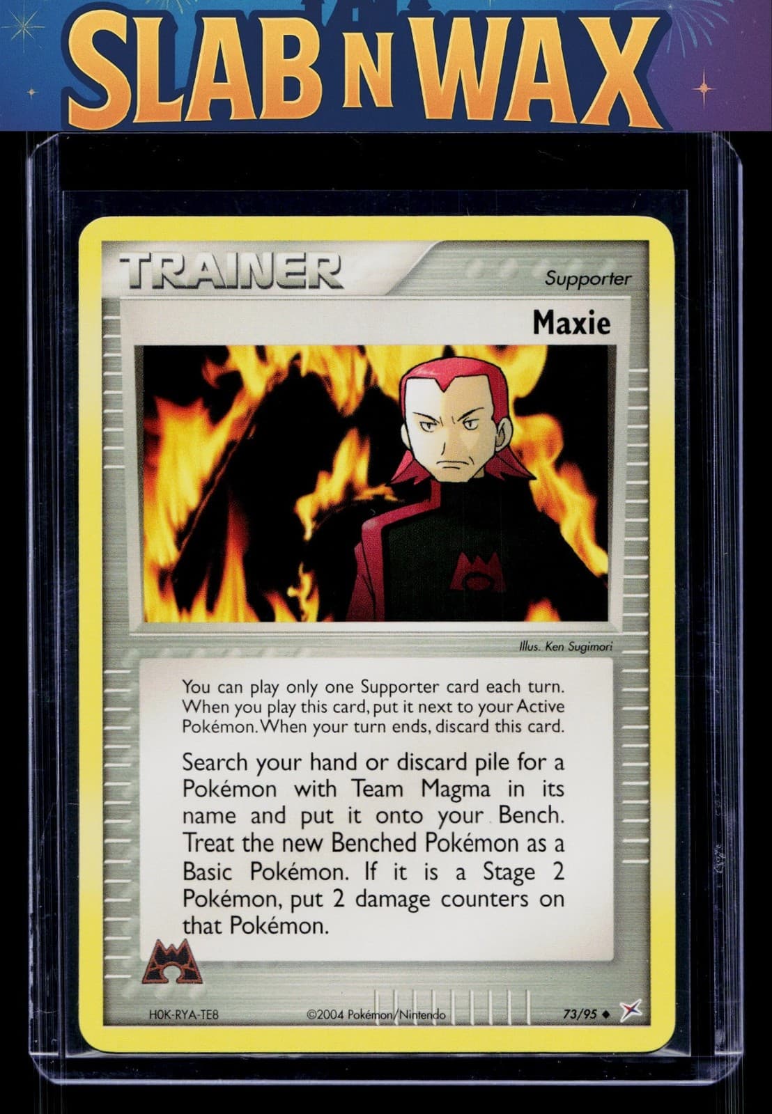 Pokemon tcg EX Team Magma vs Team Aqua Maxie #73/95 Uncommon