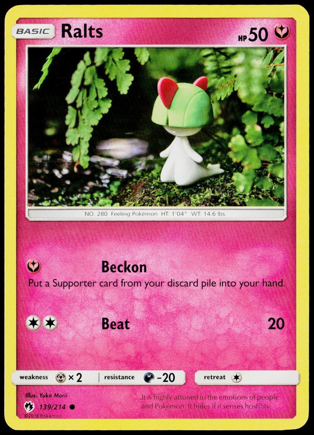 Ralts 139/214 SM - Lost Thunder NM