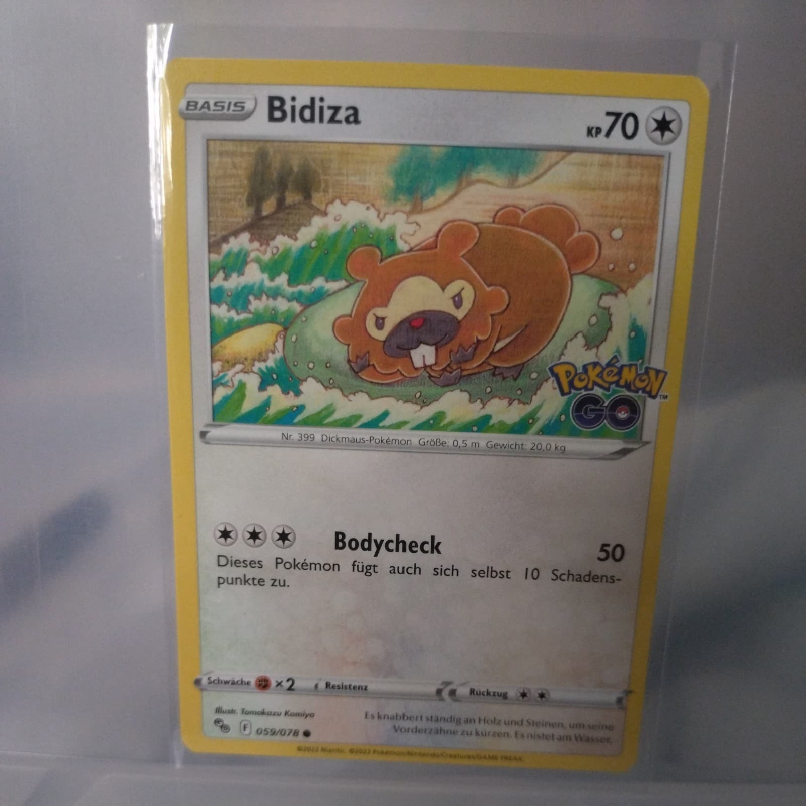 Pokemon - 59/078 Bidiza - Common - Pokemon GO DE