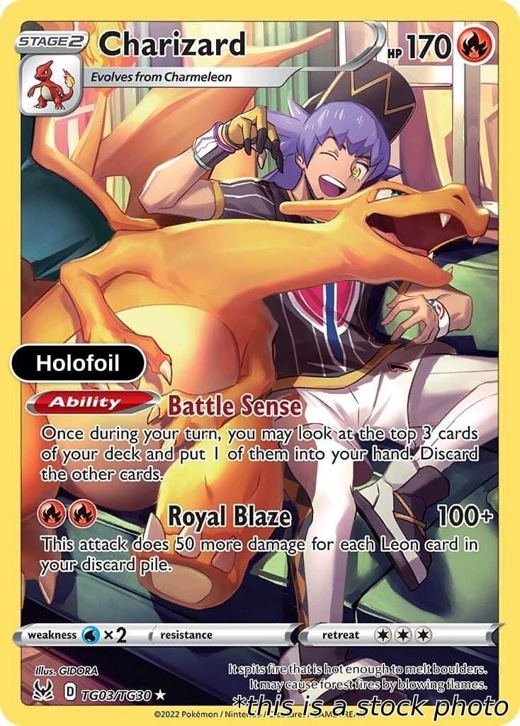 Charizard TG03/TG30 Lost Origin Trainer Gallery NM Pokemon