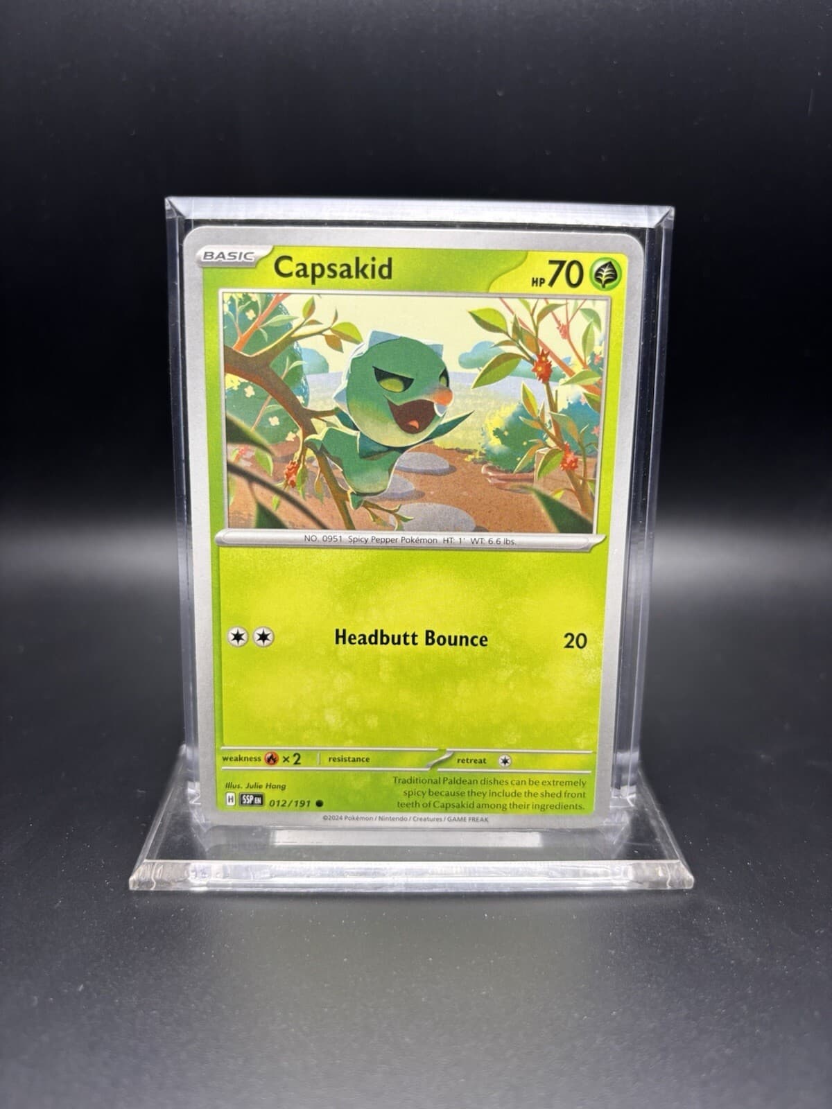 2024 Pokémon Surging Sparks - Capsakid No. 12/191