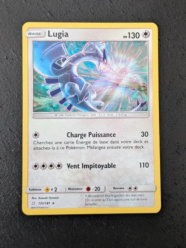 Carte Pokémon Lugia Holo 131/181 Duo de Choc