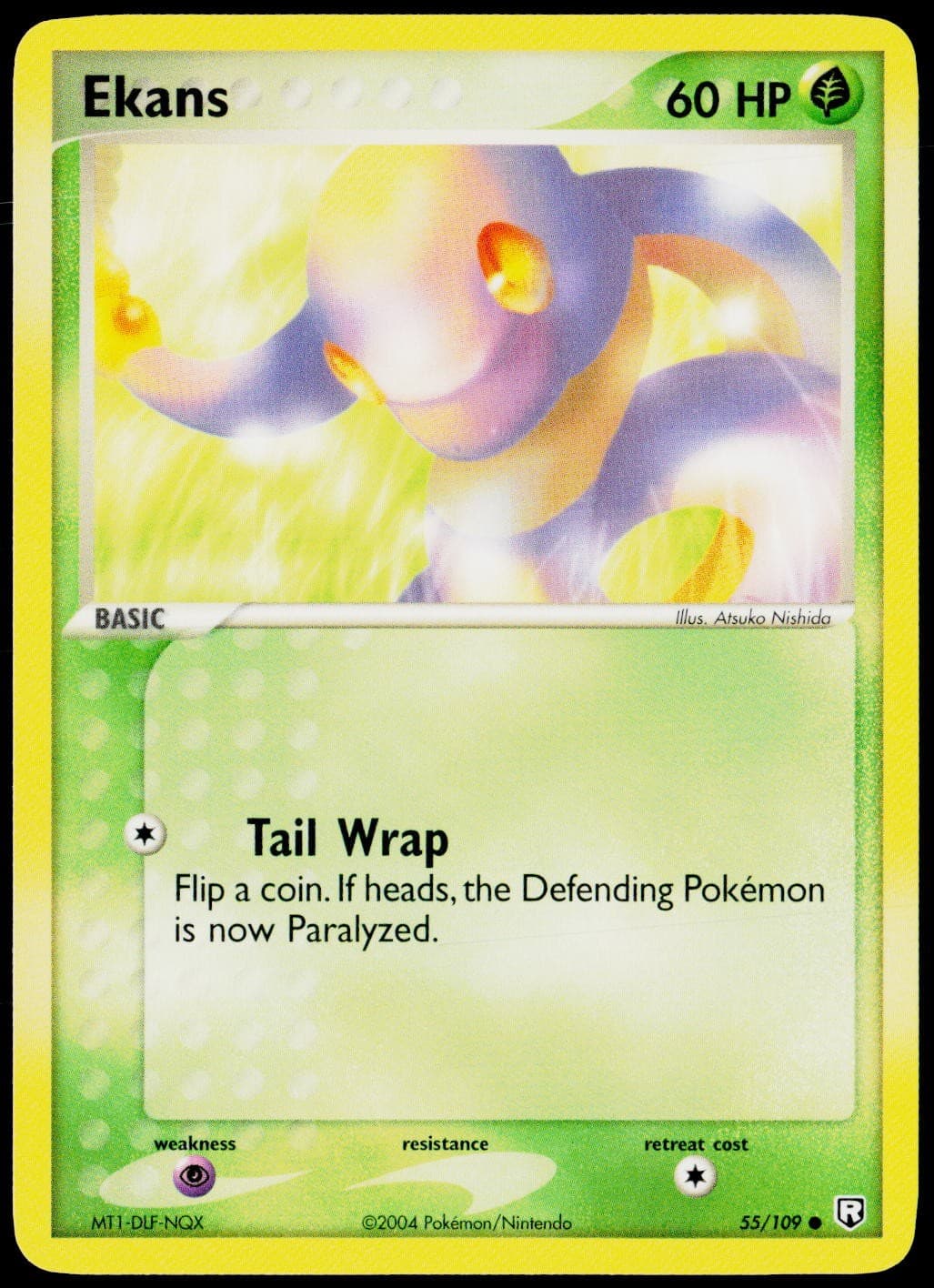 Ekans 55/109 Common Team Rocket Returns Pokemon Lightly Played