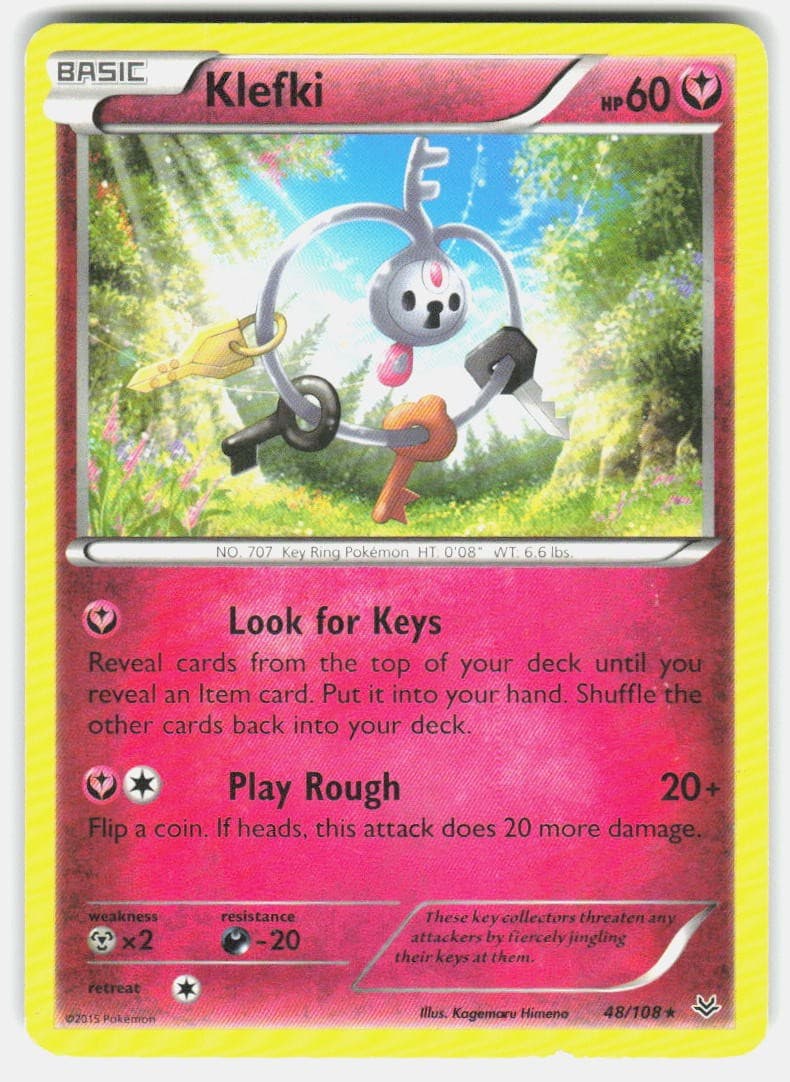 KLEFKI 48/108 RARE ROARING SKIES POKEMON NM/M