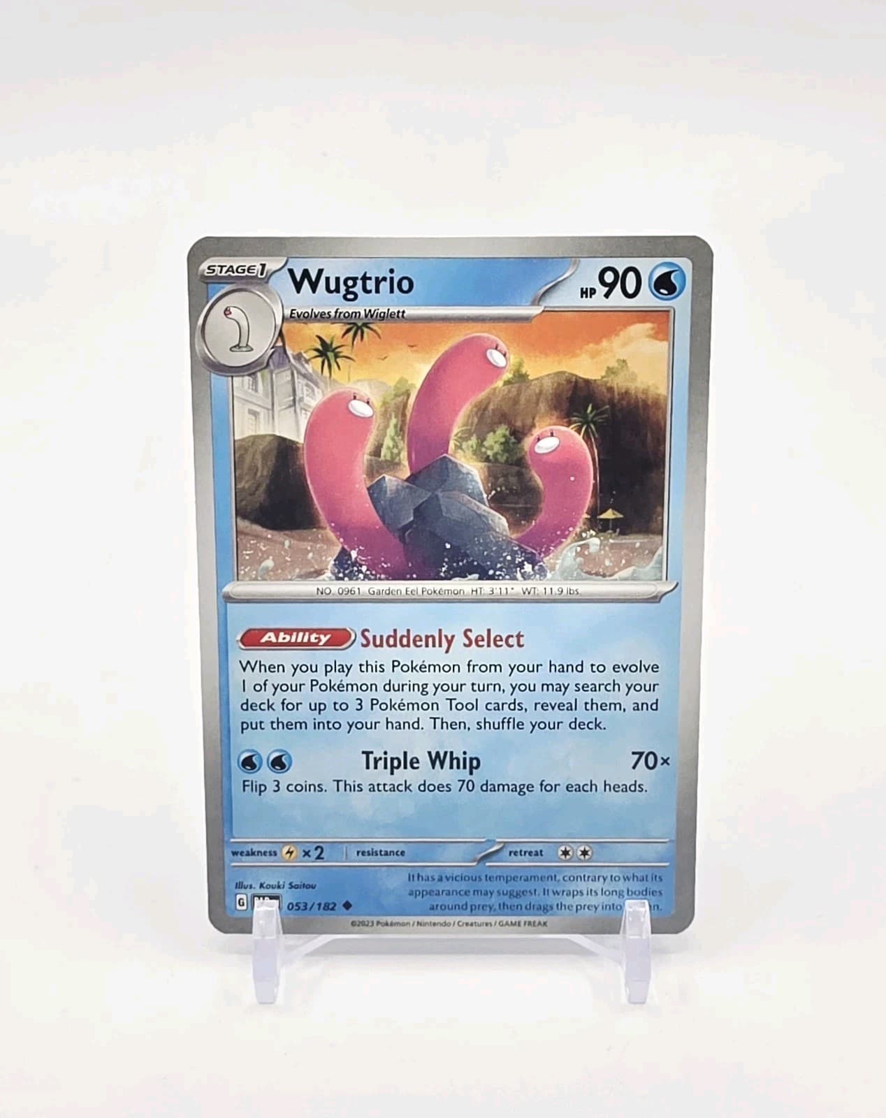 Wugtrio Uncommon Pokémon TCG Paradox Rift 53/182
