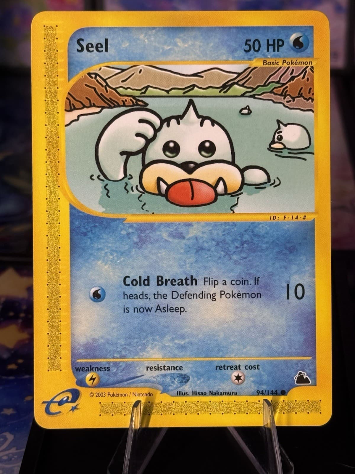 Pokemon TCG Seel 94/144 Skyridge Common Regular ENG 50HP 2003 Unlimited