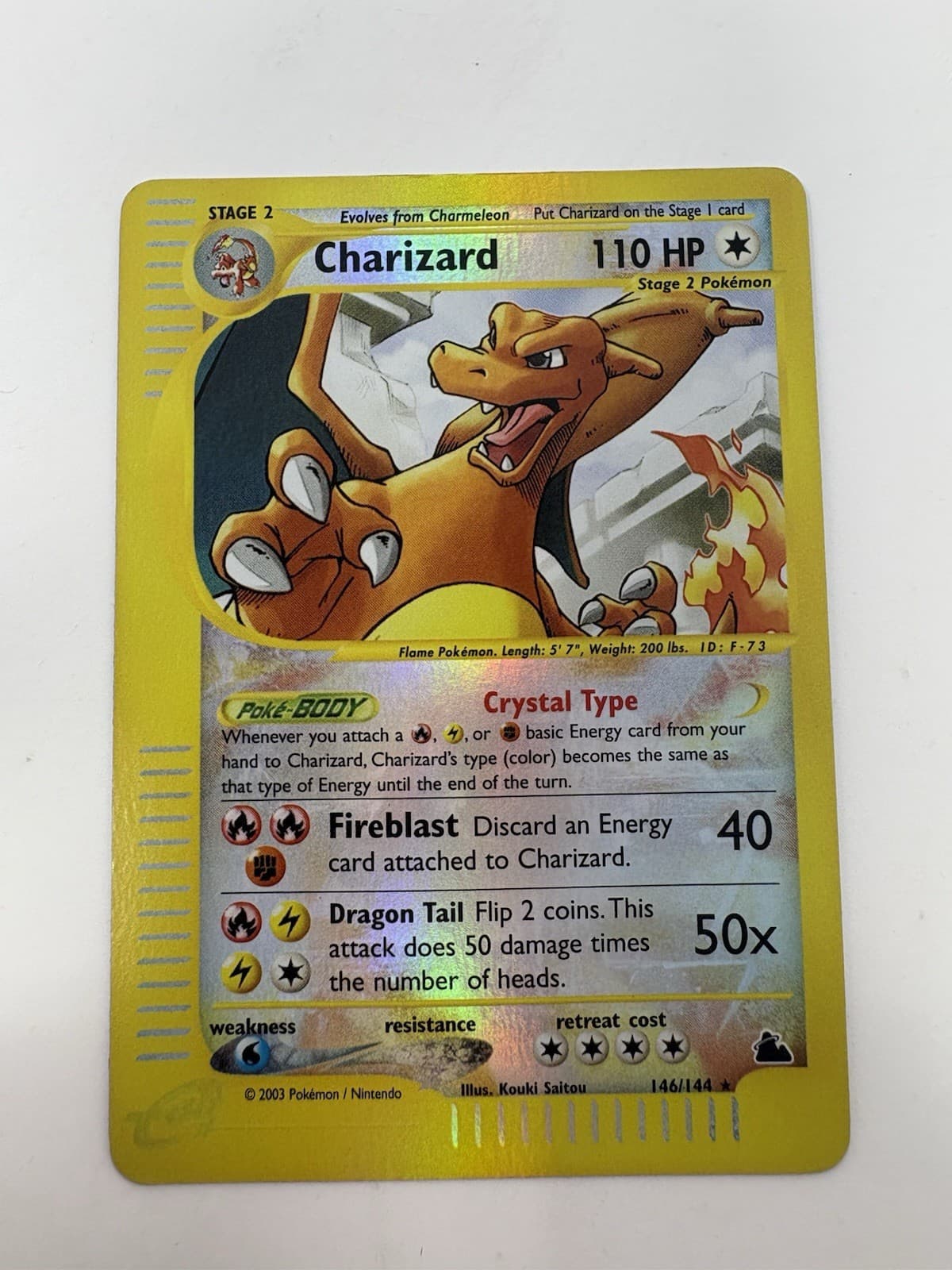 Charizard Skyridge Reverse Holo Card 146/144