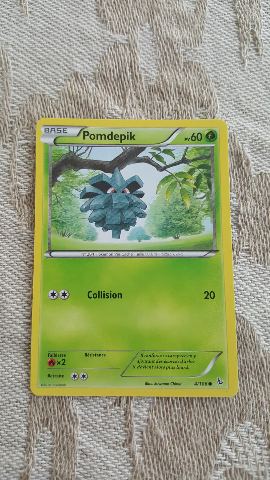 😀😀😀 Carte Pokémon - Pomdepik 4/106 - XY2 Etincelles