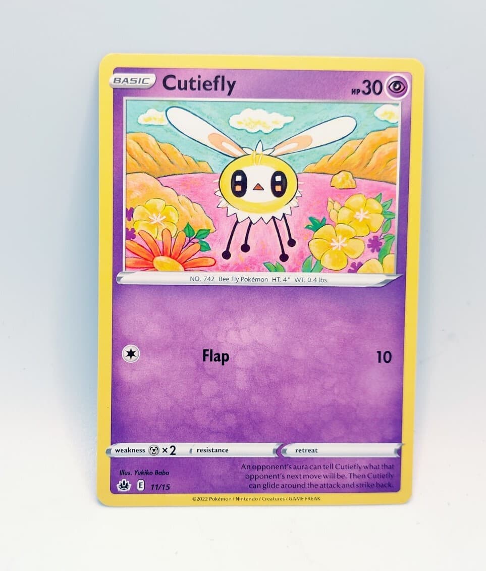 Cutiefly 11/15 McDonald's 2022 Match Battle Non Holo Pokemon Promo NM Fresh Pull