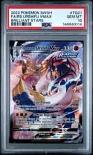 PSA 10 GEM MINT Rapid Strike Urshifu VMAX Brilliant Stars Full Art Pokemon TG21