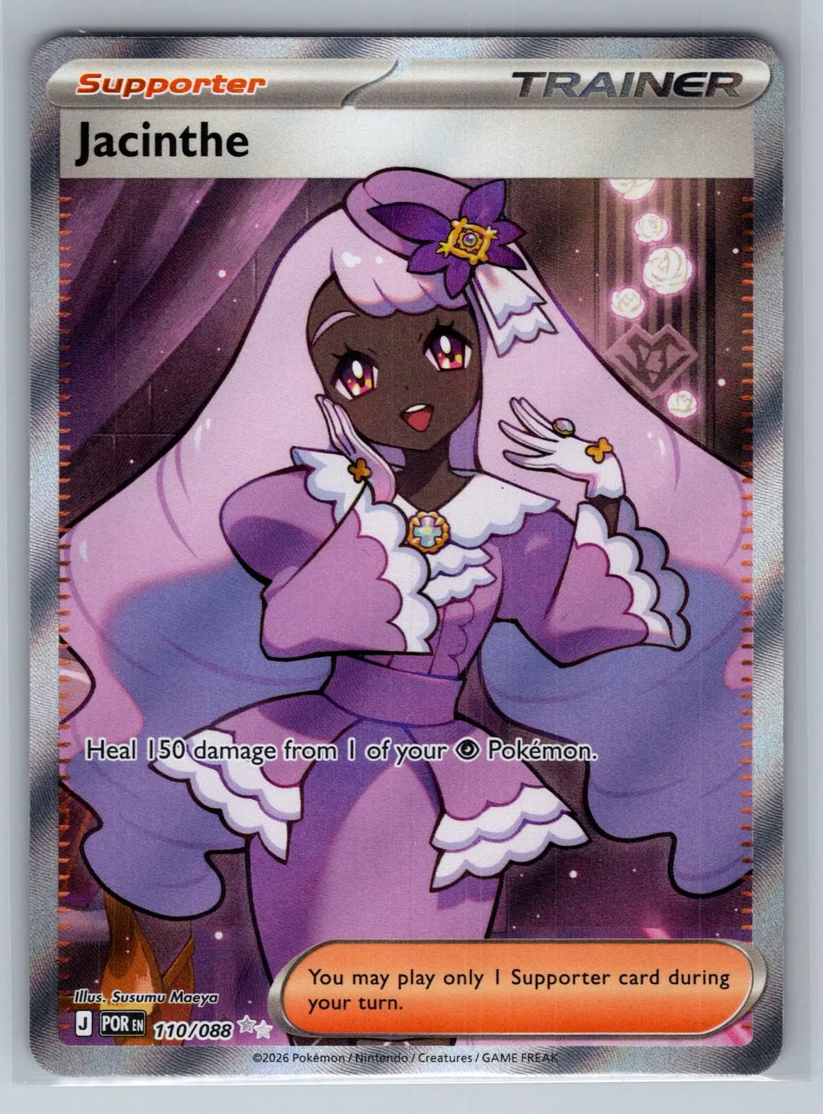 Jacinthe 110/88 Perfect Order Full Art Secret Rare Trainer Pokemon TCG NM — photo 1 of 2