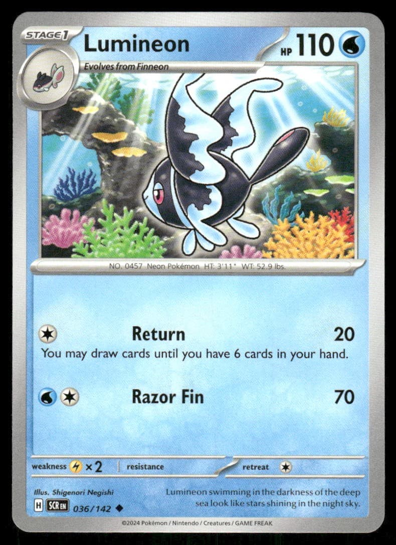 Lumineon 36/142 - Stellar Crown - Uncommon NM