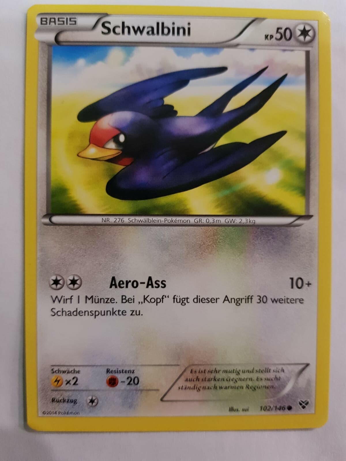 Pokemon XY 102/146 - Schwalbini Deutsch