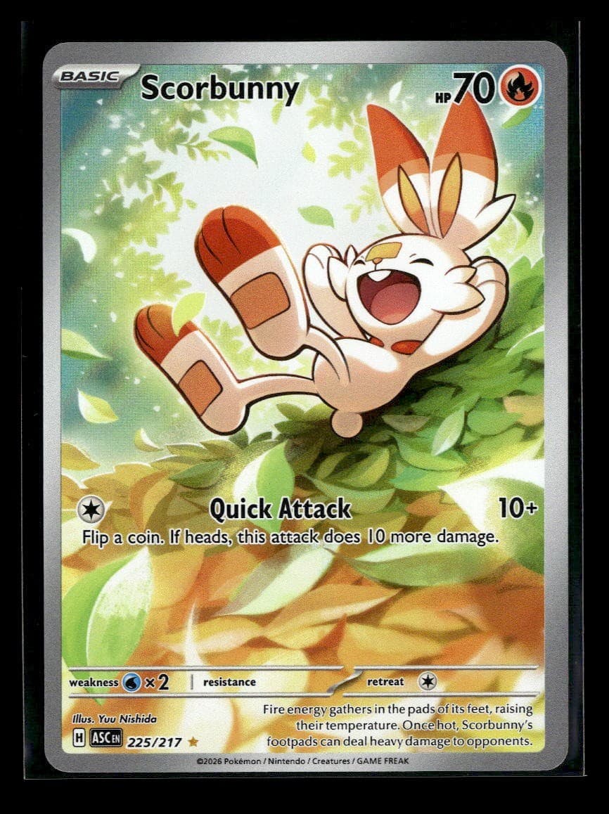 Pokemon Scorbunny #225/217 ME: Ascended Heroes