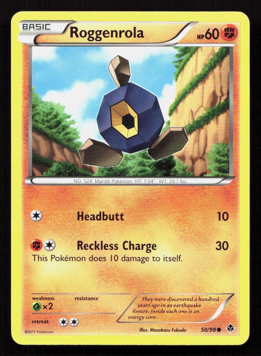 ROGGENROLA 50/98 Pokemon EMERGING POWERS