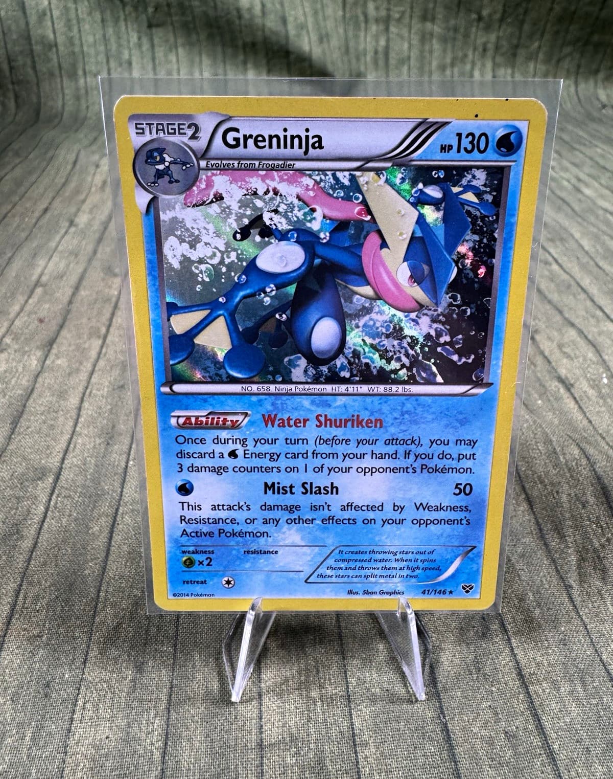 Pokemon TCG Greninja 41/146 XY Holo Rare